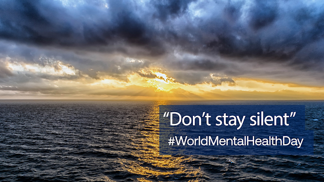 World Mental Health Day Don's stay silent