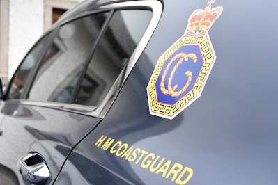 HM Coastguard branded vehicle