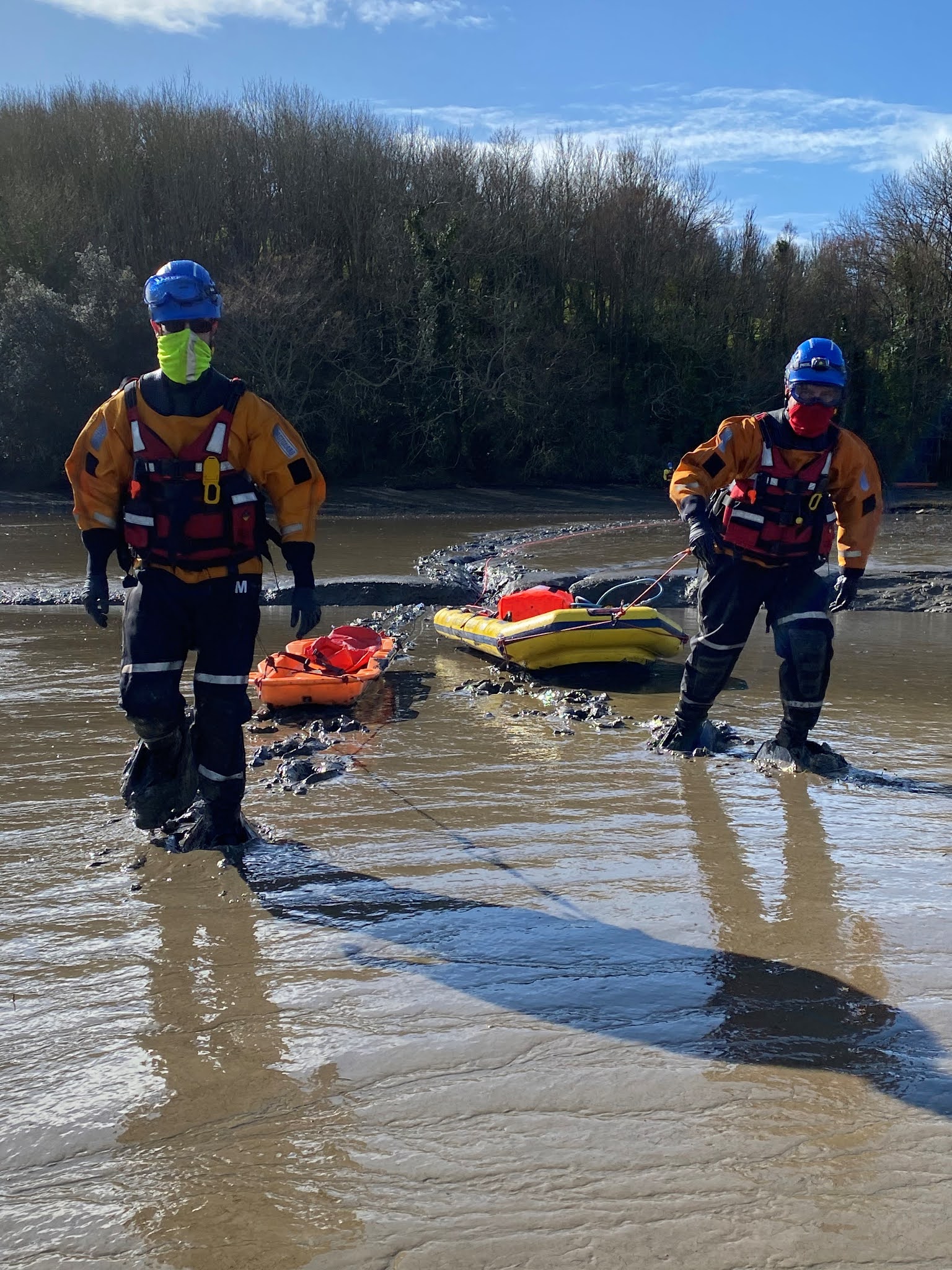 Mud rescue training image credit Drew Parkinson