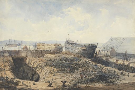 The Great Plymouth Dockyard Fire (1841)