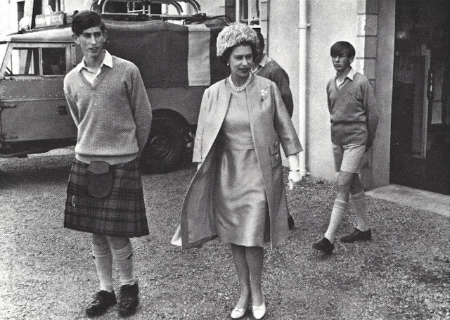 The King was a coastguard when at school at Gordonstoun. July 1967   Photo credit: Gordonstoun