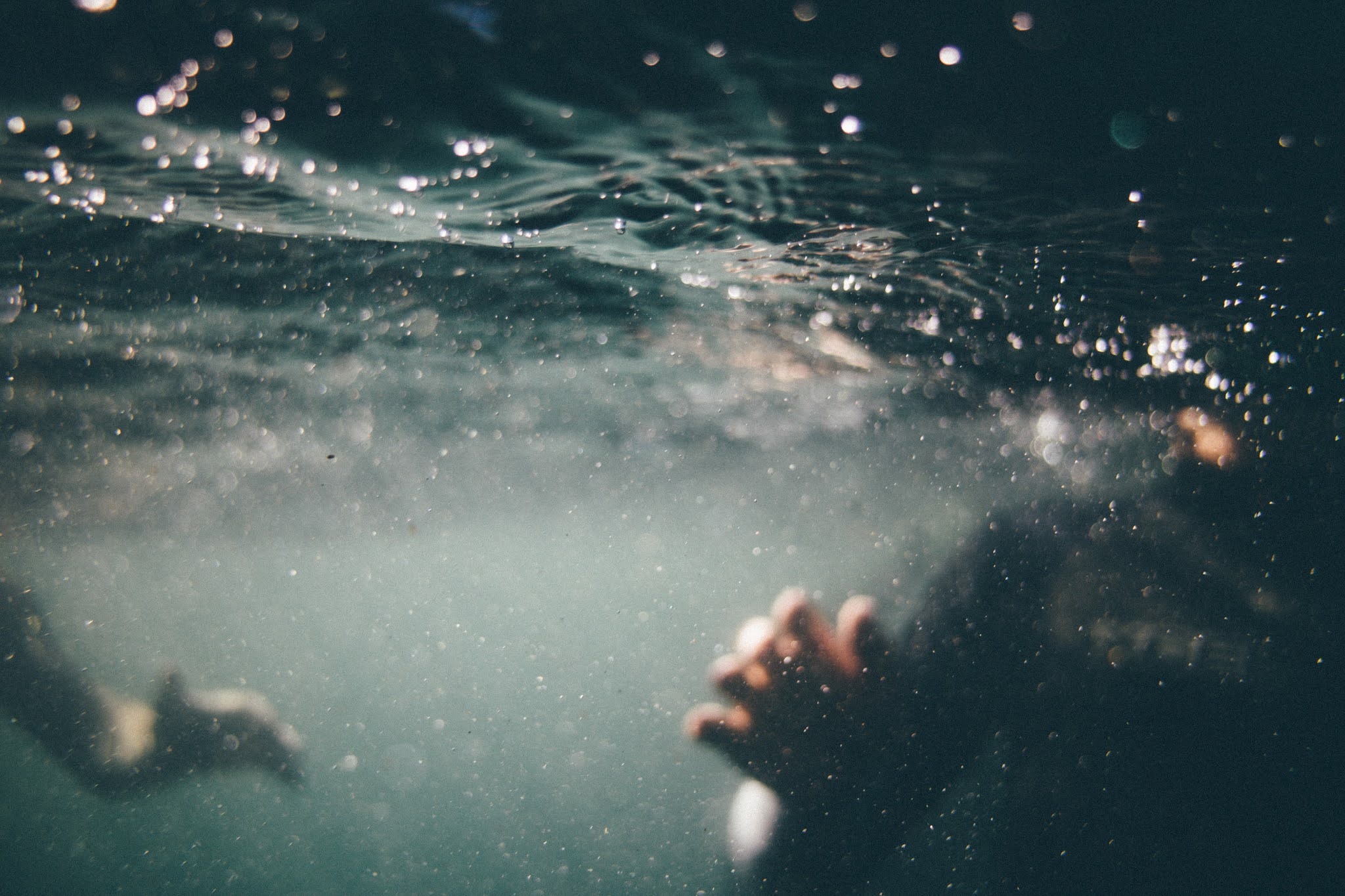 Underwater. Make sure you don't 'dip out' on swimming safety. Picture credit: Pixabay. 