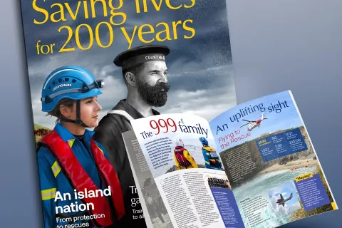 Souvenir Magazine - HM Coastguard, Saving Lives for 200 Years 