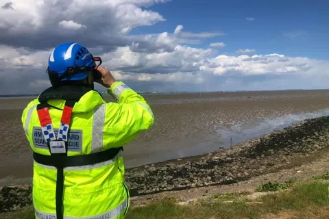 Medway Coastguard Rescue Team responding to a mud related incident