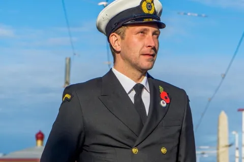 Daniel Thomson receives the MBE