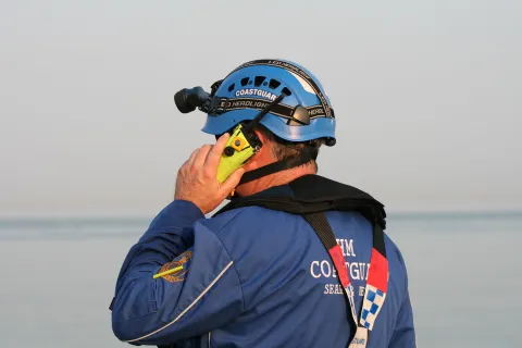 Coastguard rescue teams