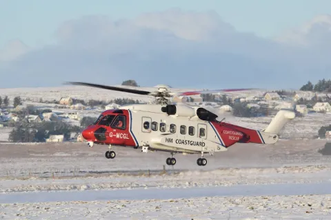 Stornoway helicopter