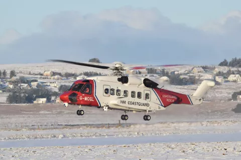 Stornoway helicopter