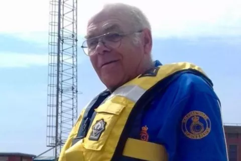 HM Coastguard volunteer Andy Hall.