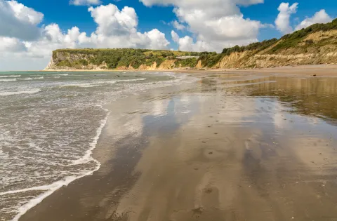 Whitecliff Bay on the Isle of Wight