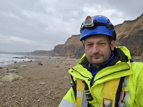 Seaham Coastguard Station Officer Paul Bainbridge