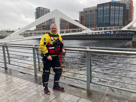 Alan Firth, Deputy Station Officer for Arnside coastguard rescue team