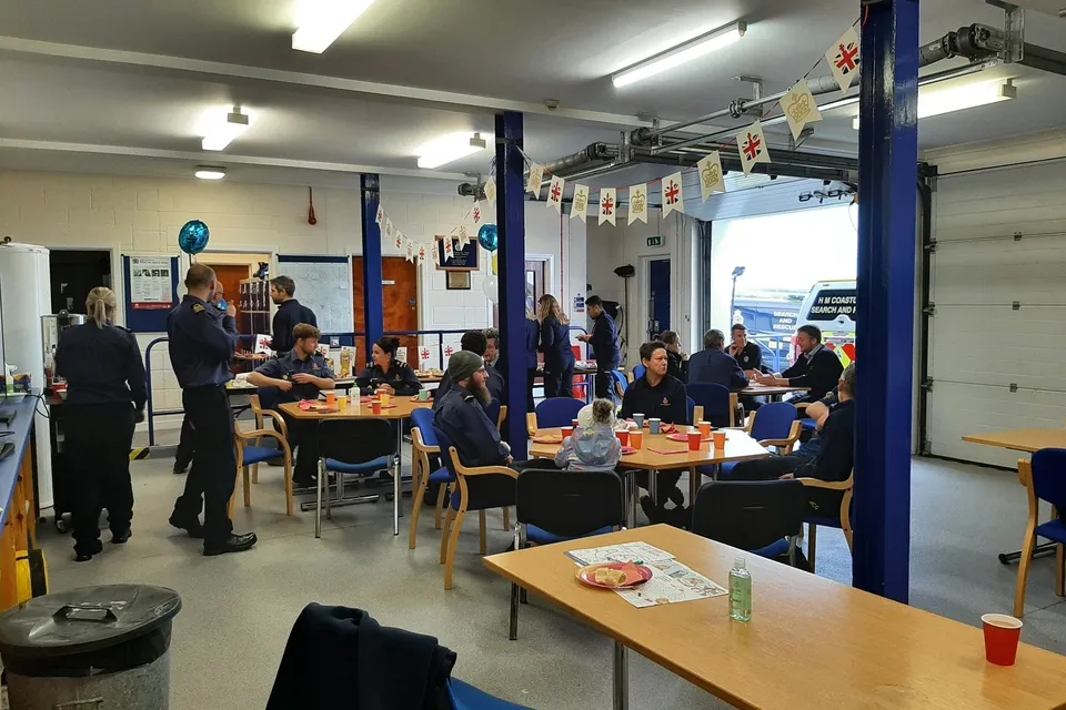 Guests at the Orkney Coastguard 200 celebration