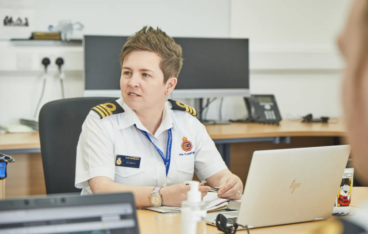 Comms room worker
