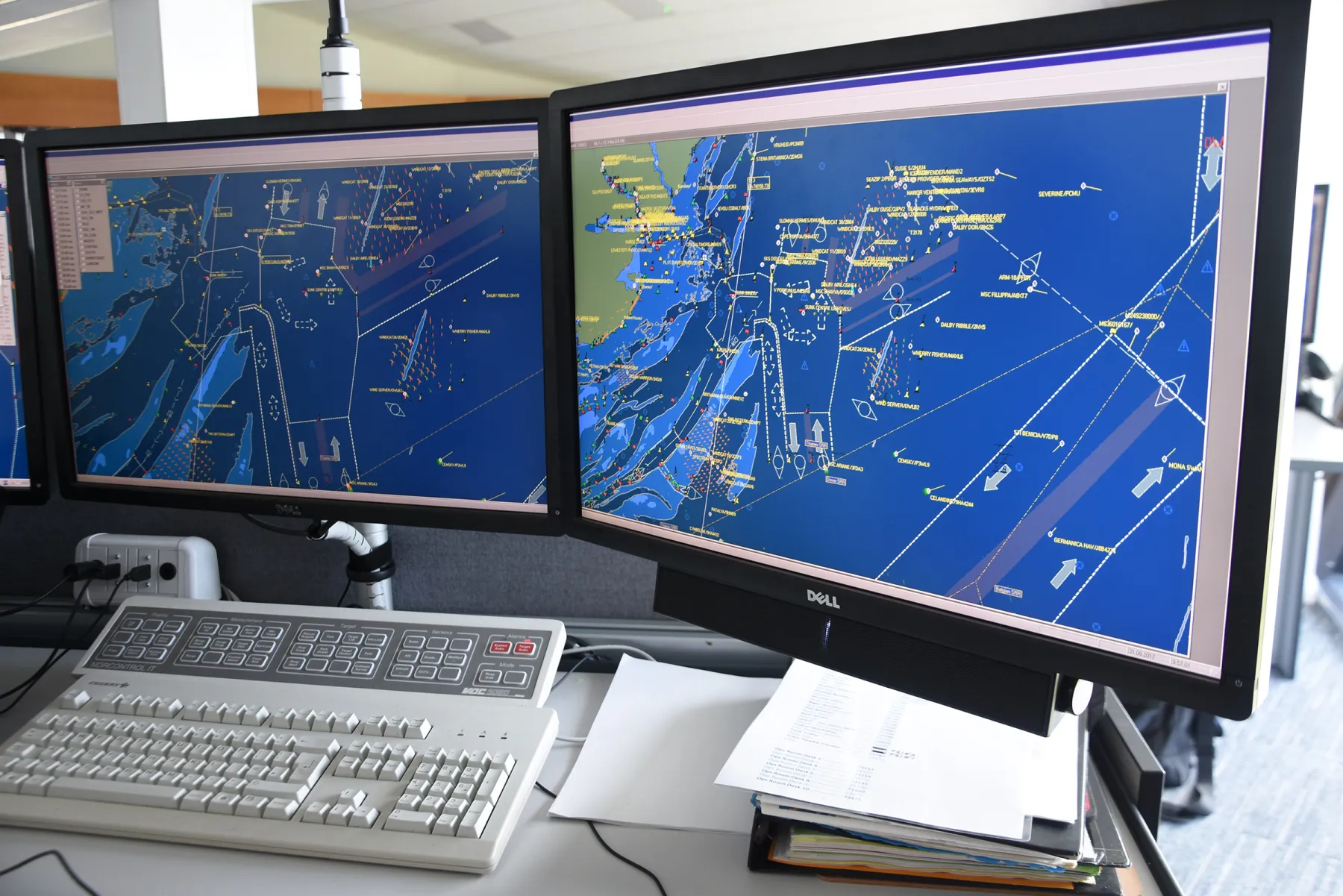 Vessel Traffic Service screen