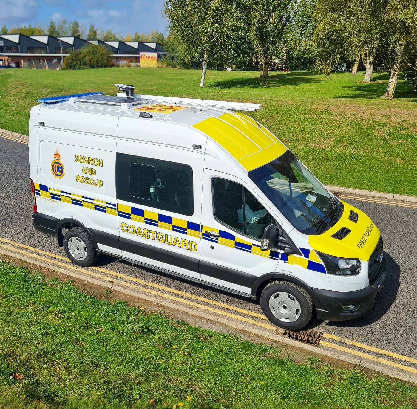 HM Coastguard's new Operational Support Vehicle 