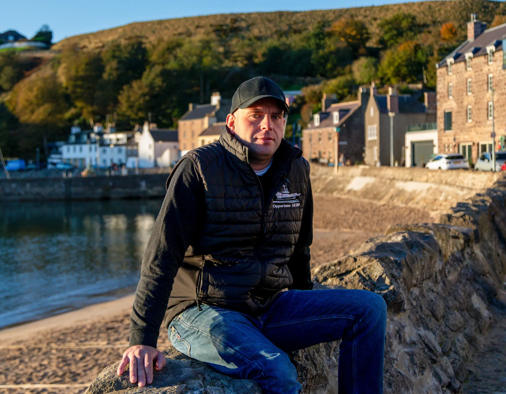 Sam Young at Stonehaven Harbour