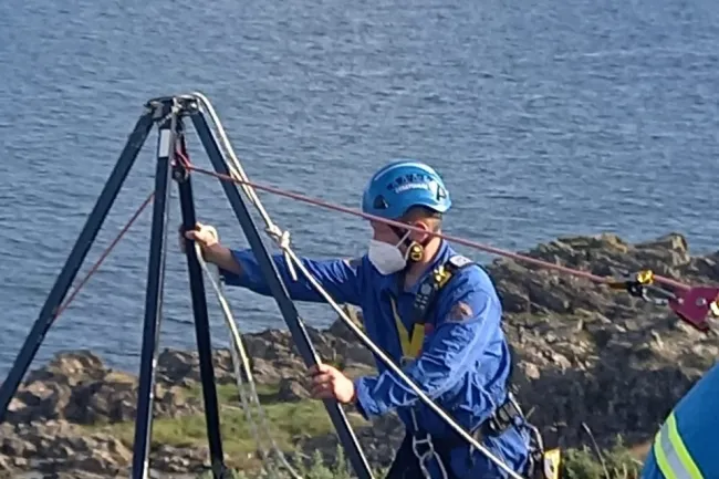 Ardglass clifl rescue