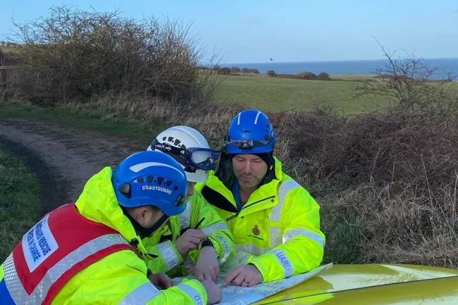Coastguard Rescue Team Storm Dennis