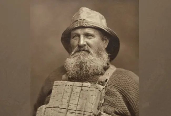 Lifeboatman Henry Freeman who survived a capsize due to his cork lifejacket