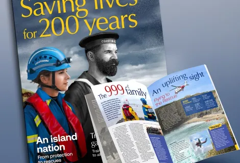 Souvenir Magazine - HM Coastguard, Saving Lives for 200 Years 