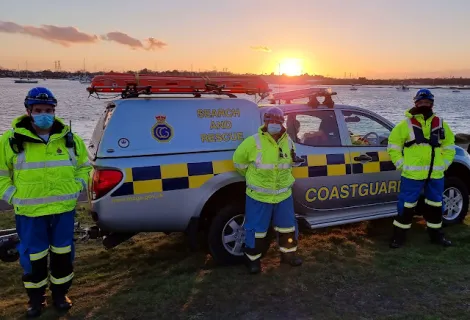Poole Coastguard vehicle