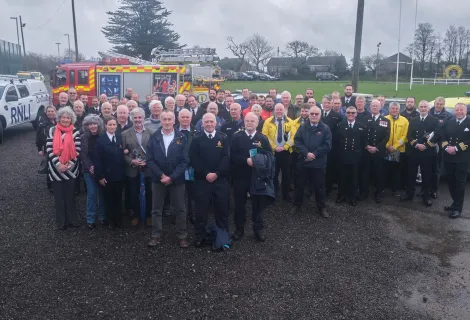 Members of the Coastguard Rescue Teams in Devon and Cornwall