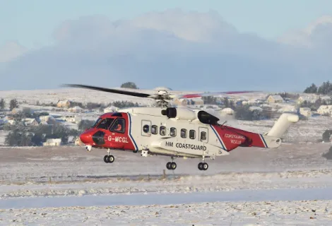 Stornoway helicopter