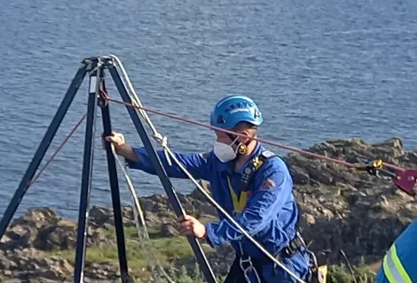 Ardglass clifl rescue