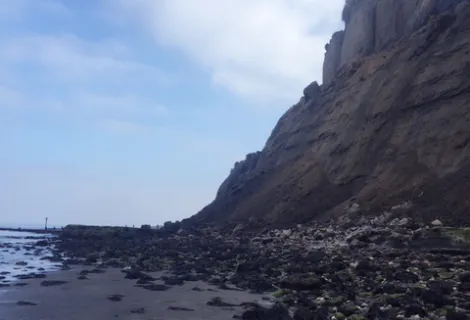 Cliff fall Ventnor