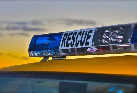 HM Coastguard rescue vehicle
