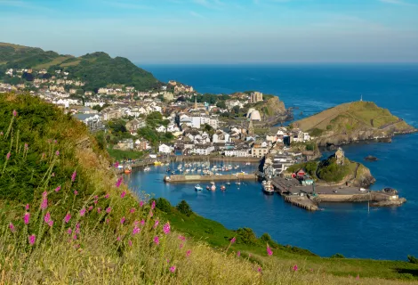 Landscape of Ilfracombe Bay