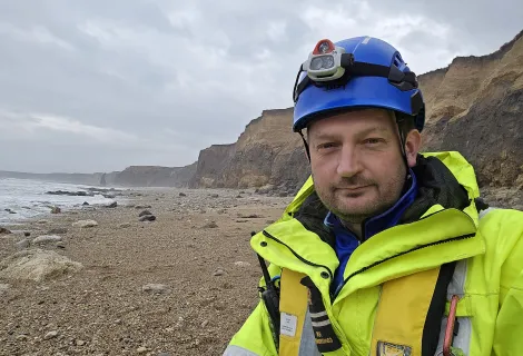 Seaham Coastguard Station Officer Paul Bainbridge