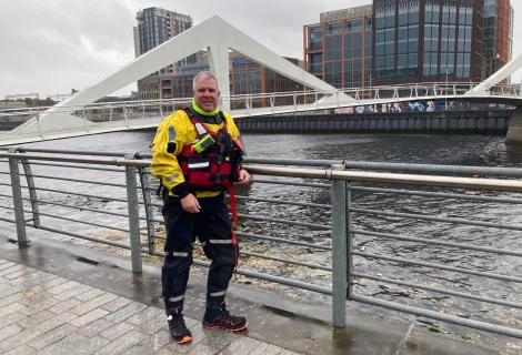 Alan Firth, Deputy Station Officer for Arnside coastguard rescue team