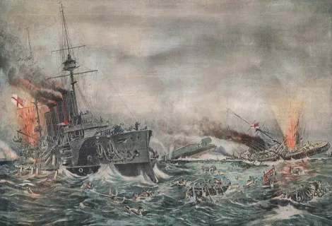 The Three Sisters tragedy unfolds in the Broad Fourteens off the Holland coast 