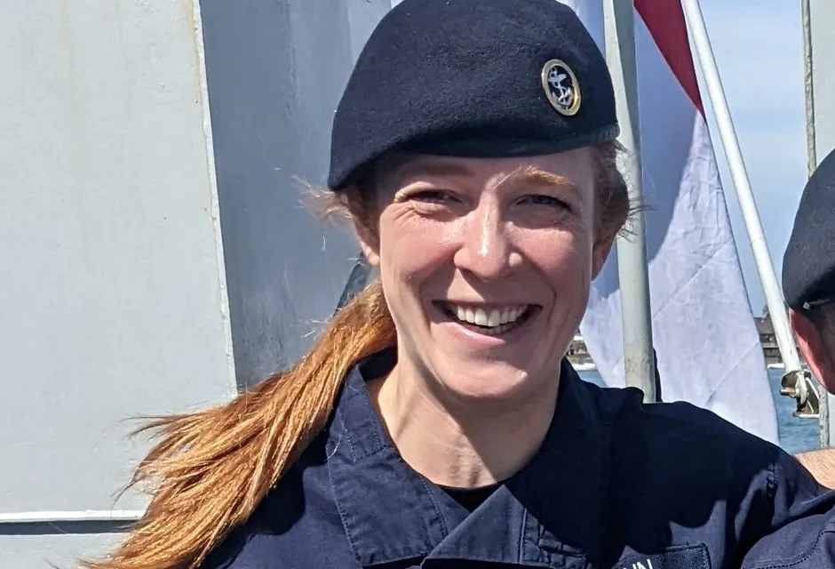 Navy Reservist Olivia Quinn