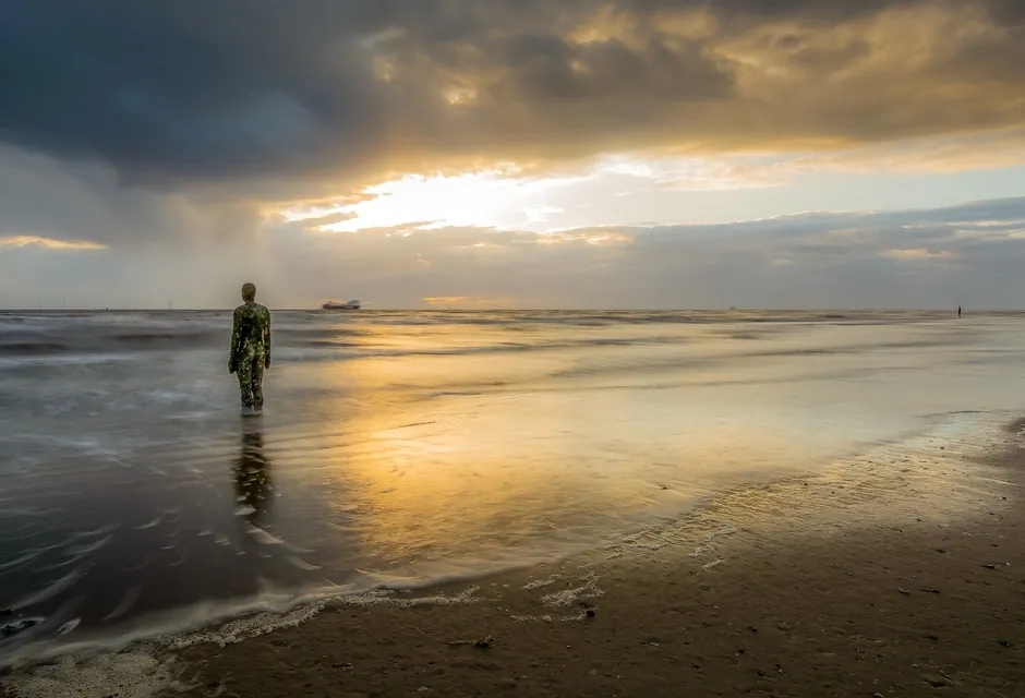 Only the Anthony Gormley statues at Crosby Beach can safely ignore the tides and weather conditions.  Picture credit: Tim Hill, Pixabay