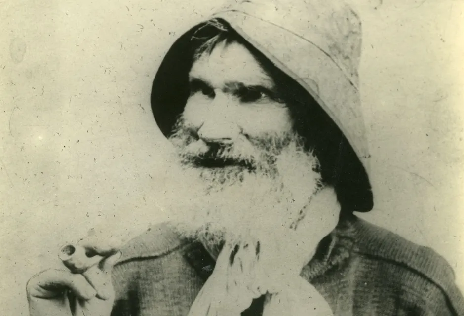 Henry George (taken in 1897)  was a fisherman from Mullion and the son of the celebrated leader known as King of the Smugglers. 