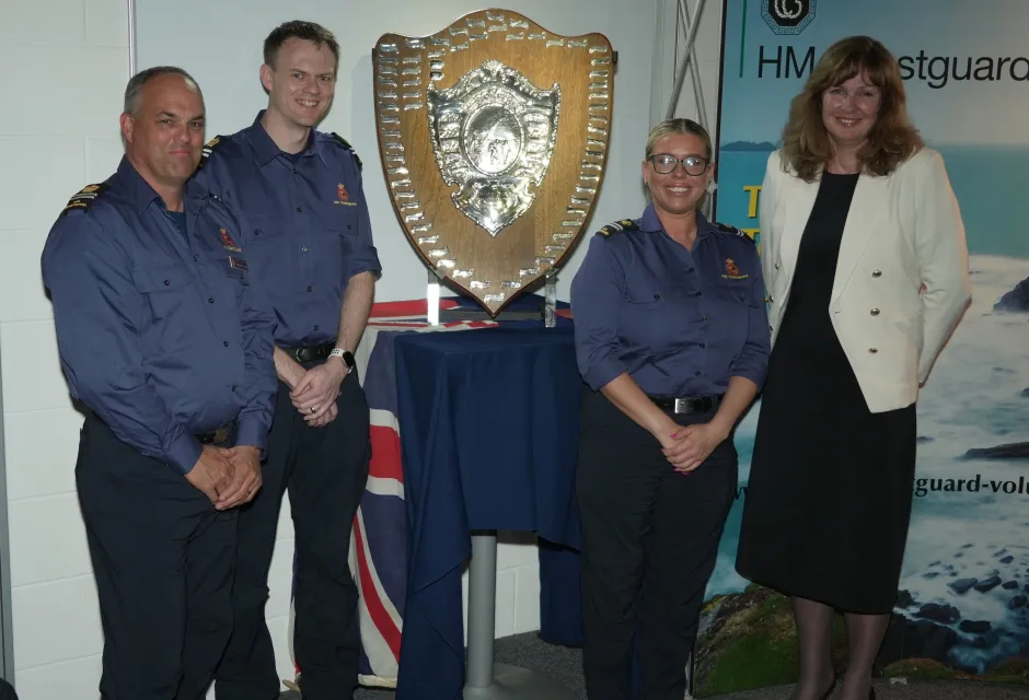 From left: Trevor Cutler (Newhaven CRT), Mark Francis (Birling Gap), Sadi Hopgood (Eastbourne) and Virginia McVea (MCA CEO)