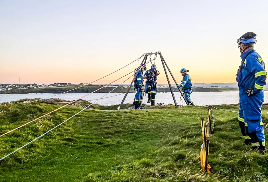 Coastguards from Ballycastle and Coleraine 