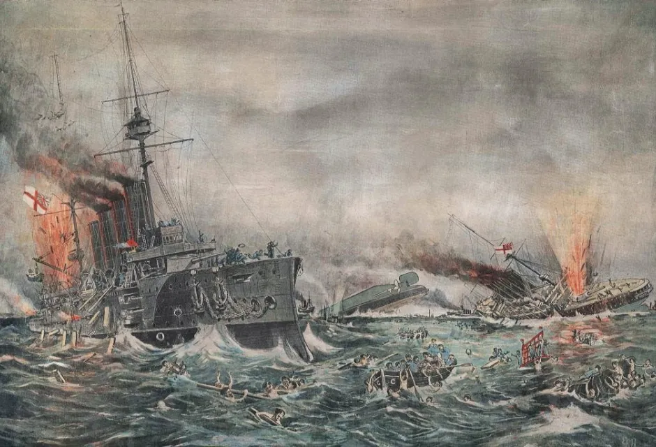 The Three Sisters tragedy unfolds in the Broad Fourteens off the Holland coast 