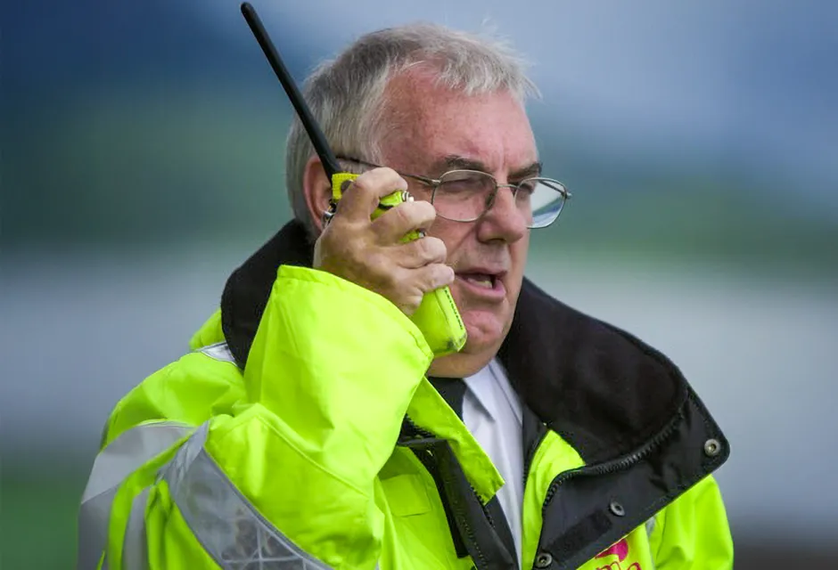 Retired HM Coastguard Section Manager Tony Wood MBE