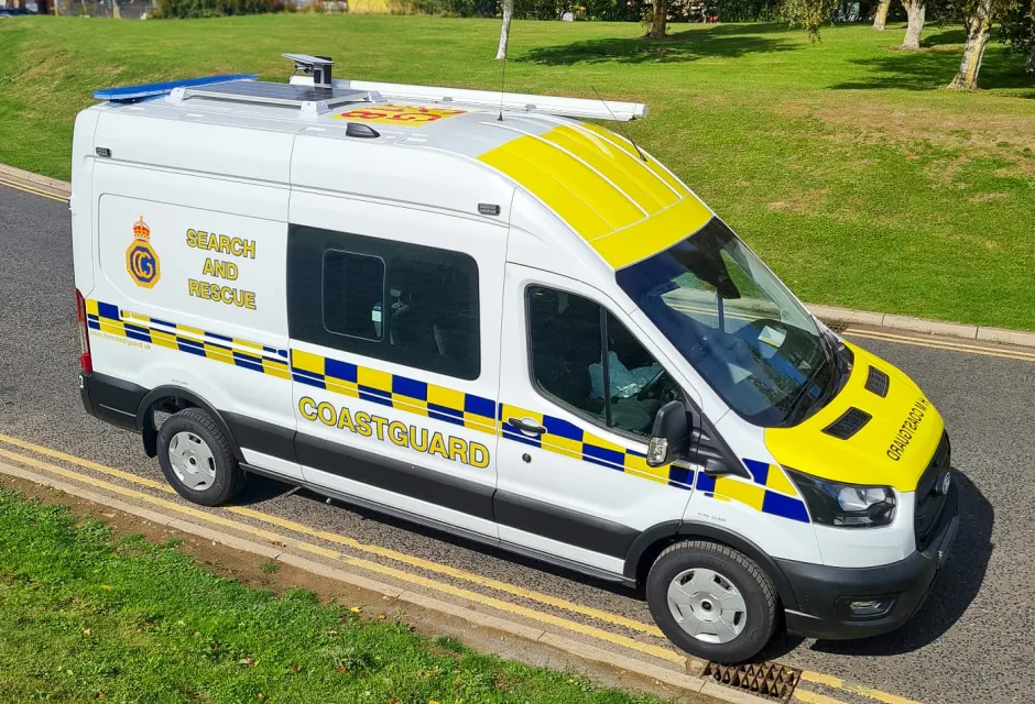 HM Coastguard's new Operational Support Vehicle 