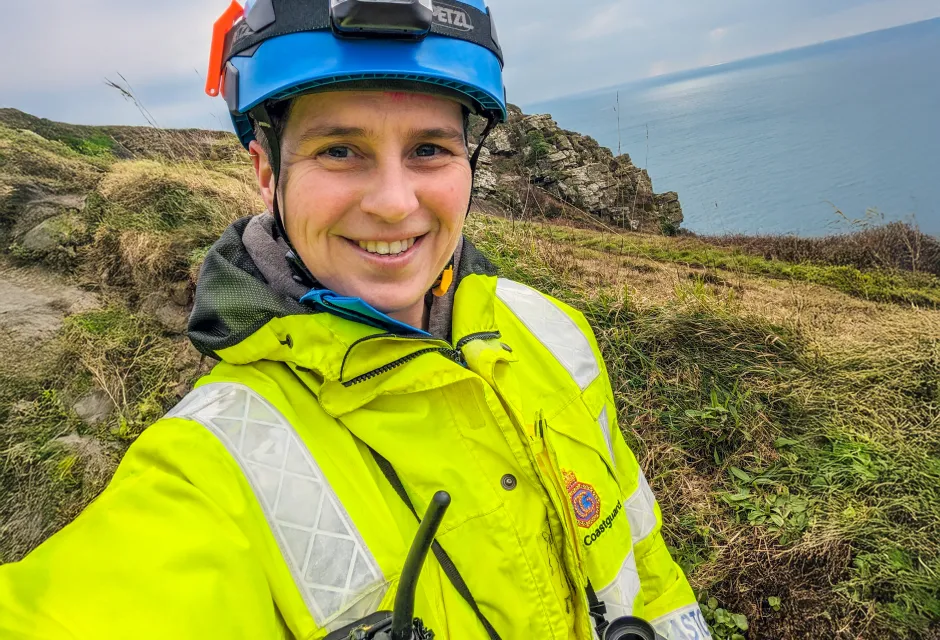 Michelle Fitt, CRO at St Ives Coastguard Rescue Team 
